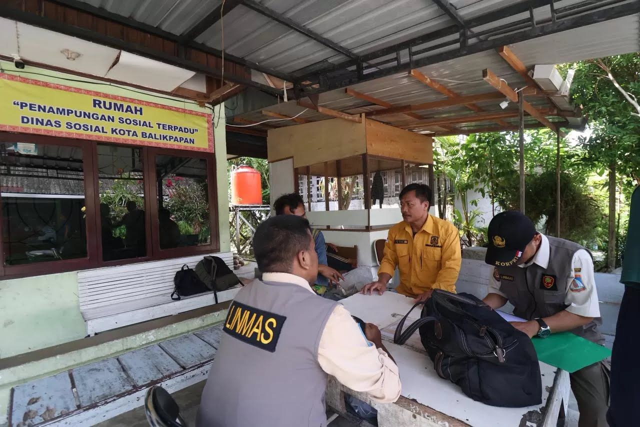 DIDATA DULU: Rumah penampungan milik Dinsos untuk orang telantar, lansia hingga ODGJ berlokasi di Jalan MT Haryono RT 53, Kelurahan Gunung Samarinda Baru.