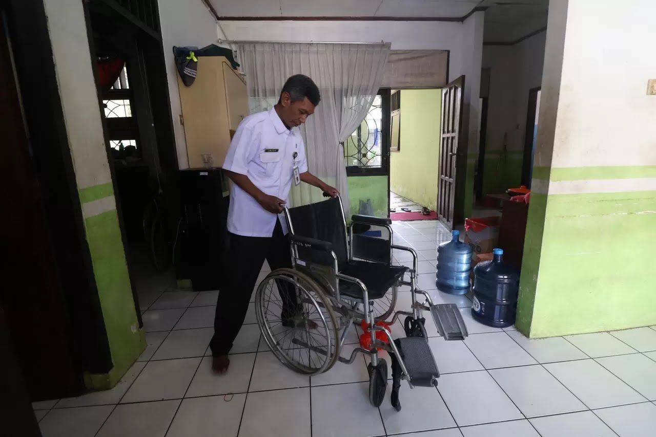 HANYA SEMENTARA: Fasilitas rumah singgah disiapkan Dinas Sosial untuk menampung orang telantar, lansia hingga ODGJ sebelum dikirim ke penampungan tetap di Samarinda.