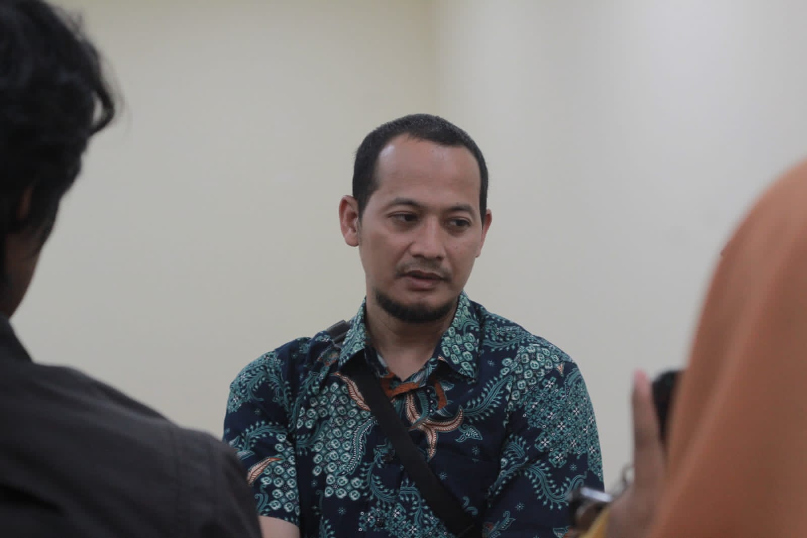 Perwakilan Divisi Konstruksi PT Semen Indonesia Logistik (Silog), Rendra Sanjaya.
