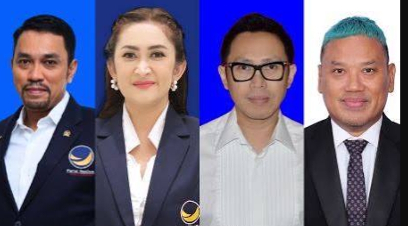 Ahmad Sahroni, Nafa Urbach, Eko Patrio, dan Uya Kuya akhirnya resmi dijatuhi hukuman MKD DPR RI pada Rabu di mana November 2025. (FOTO: IST)
