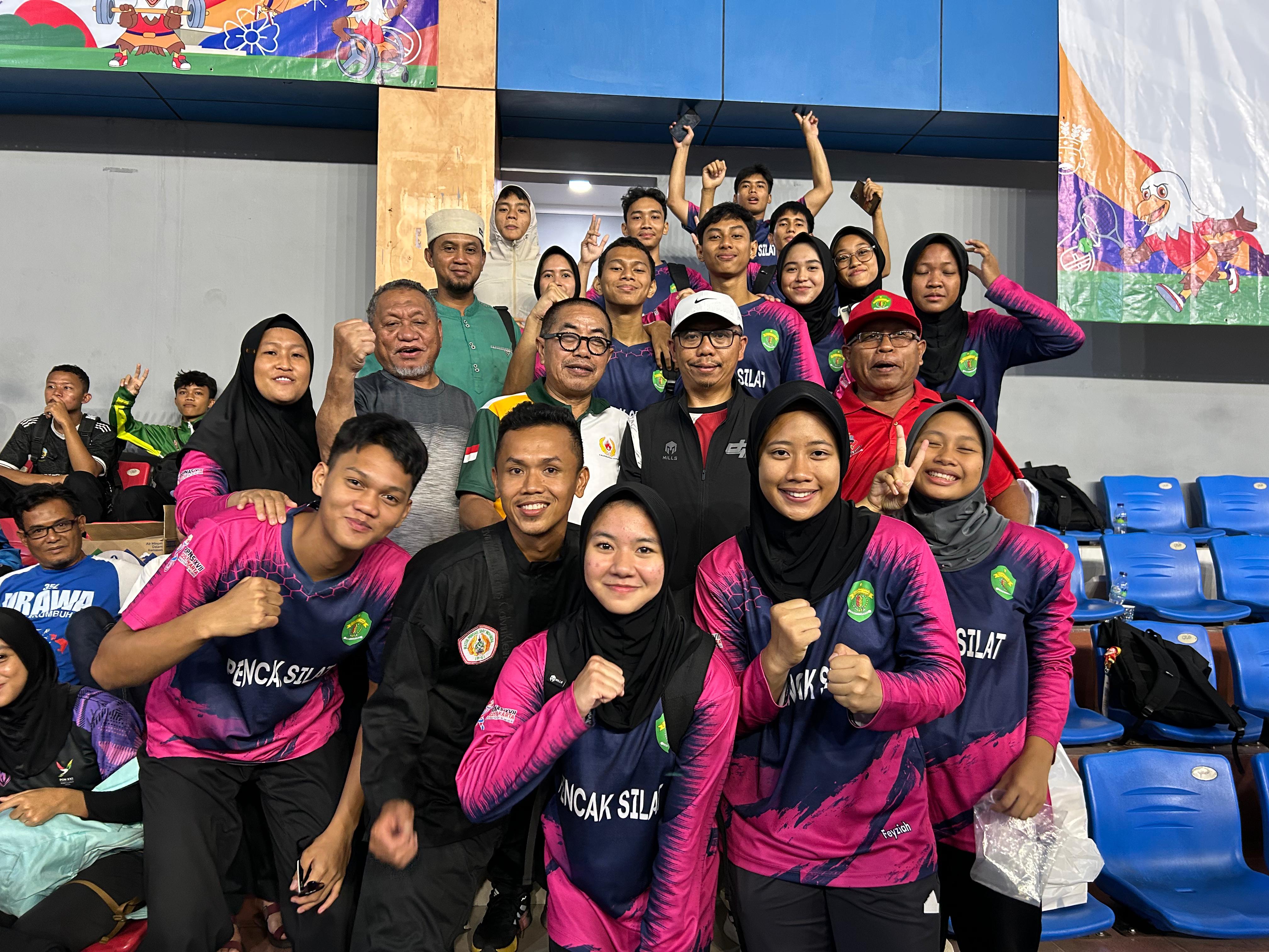 Skuad pencak silat Kaltim tampil solid dan berpeluang menambah kepingan medali emas bagi kontingen Benua Etam.