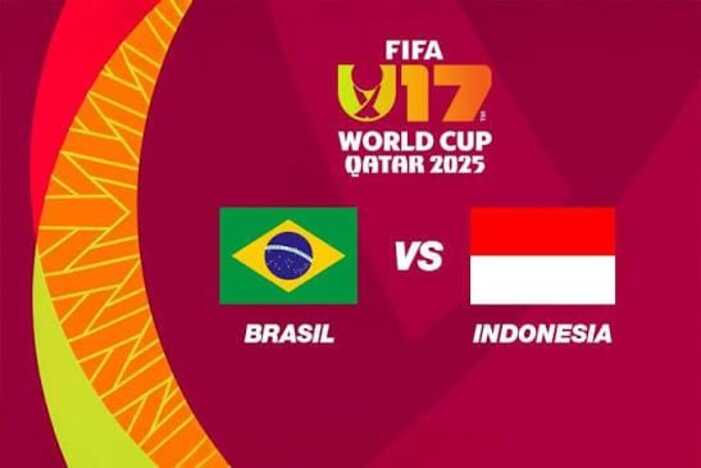 Tonton keseruan pertandingan Timnas Indonesia vs Brasil malam ini.