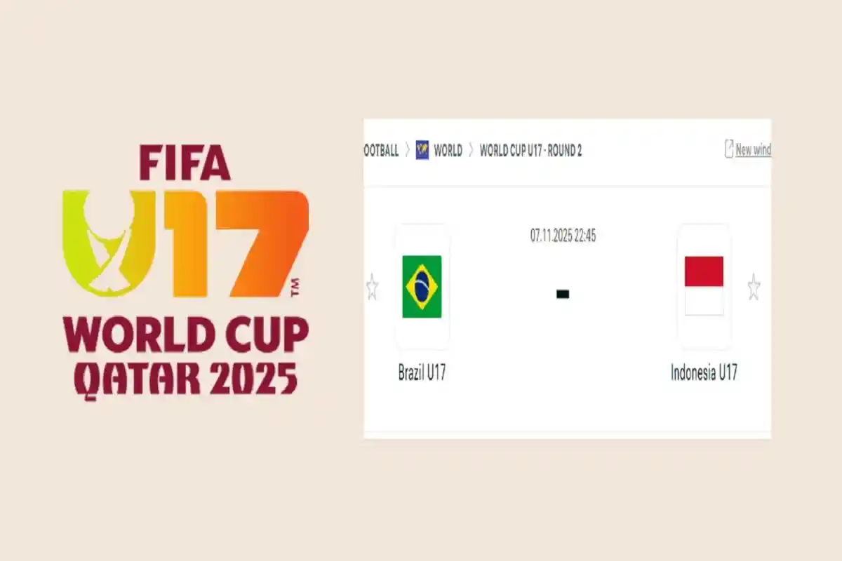 Saksikan pertandingan Indonesia vs Brasil.