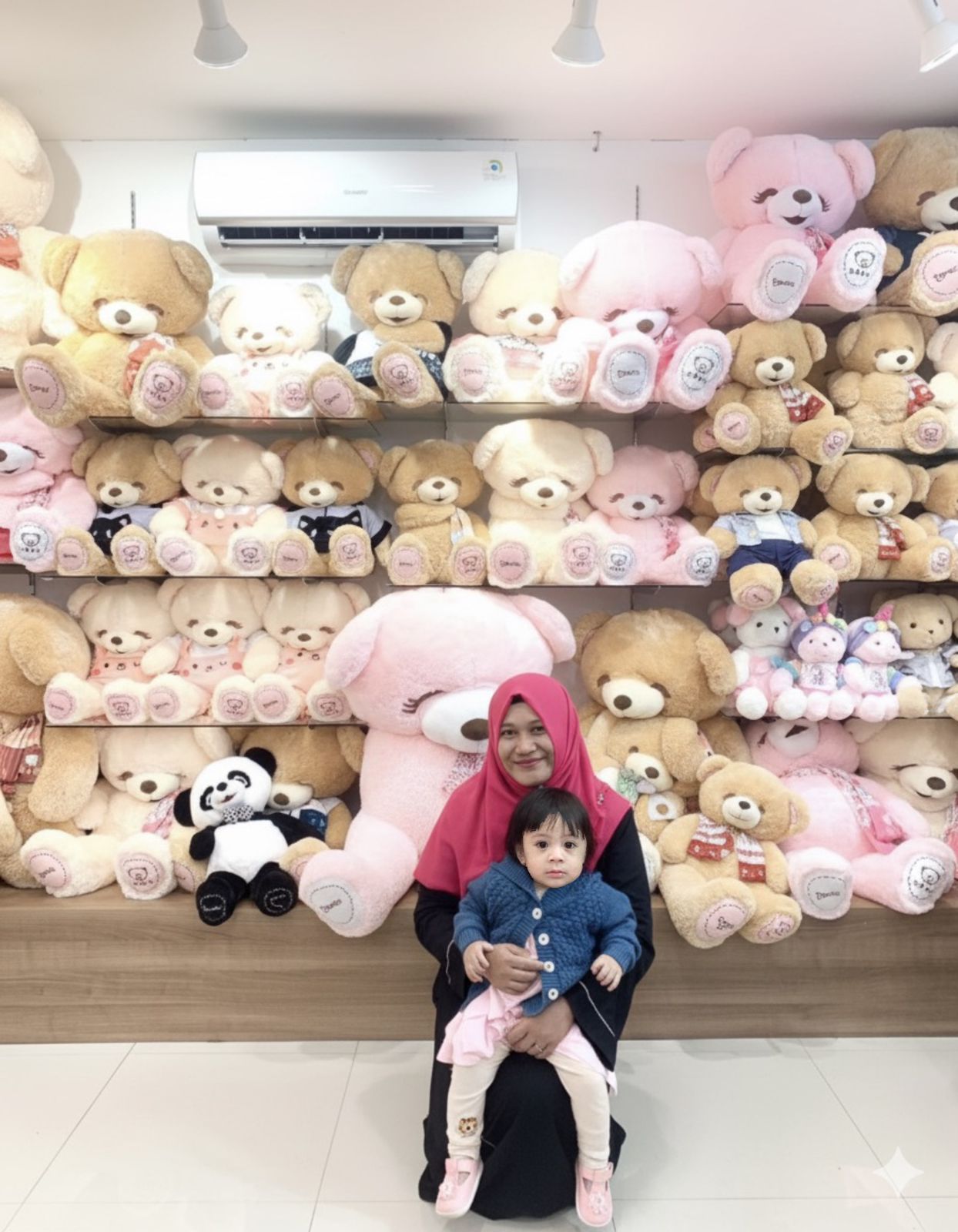 BERSYUKUR: Andriana memilih berdamai dengan keadaan. Dia ingin anaknya tumbuh dalam suasana rumah yang tetap penuh kasih walau itu datang dari ayah dan kakaknya.