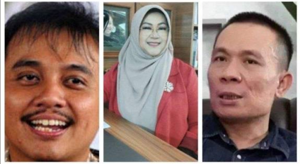 Roy Suryo, dr Tifauziah Tyassuma dan Rismon Hasiholan Sianipar. (FOTO: IST)