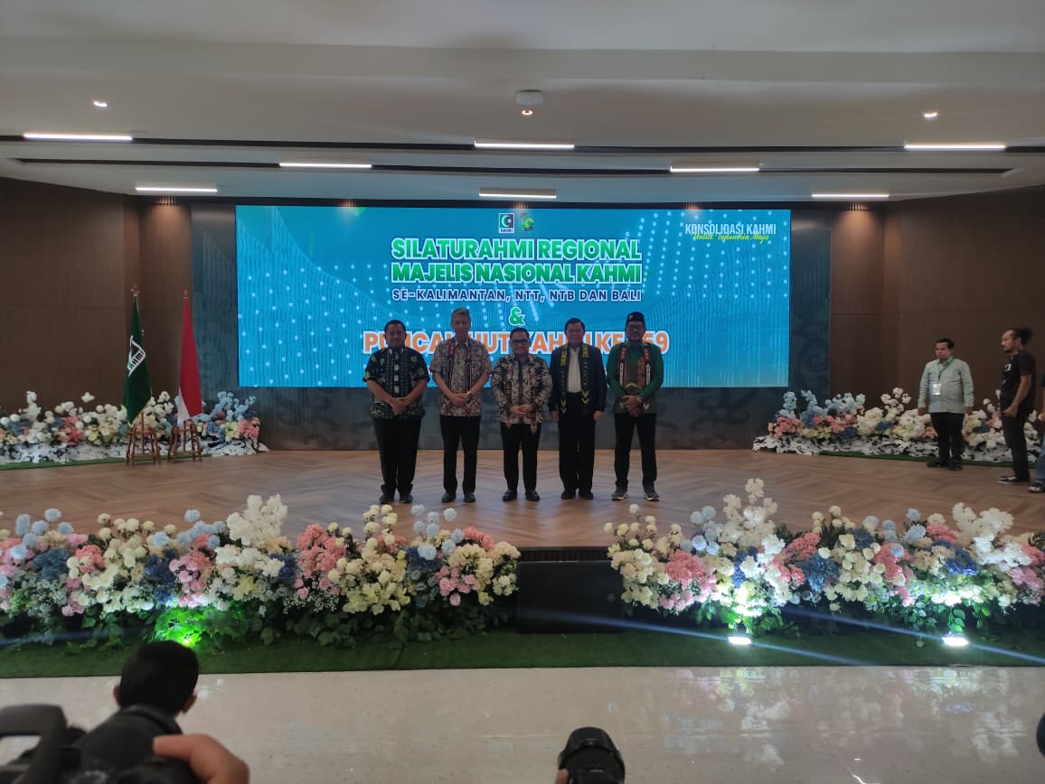 AKRAB: Suasana pembukaan Silaturahmi Regional Majelis Nasional KAHMI se-Kalimantan, NTT, NTB, dan Bali serta Puncak HUT ke-59 KAHMI di Ibu Kota Nusantara, Sabtu (8/11/2025).
