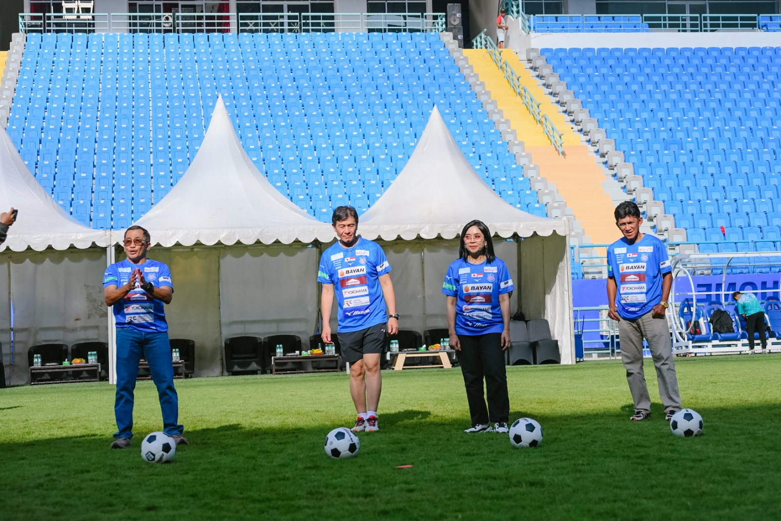 POTENSI: Presiden Direktur Ventforet Kofu yakini sepakbola Balikpapan punya potensi besar.