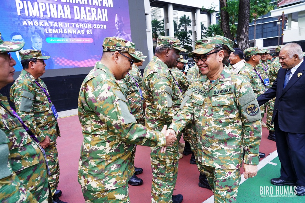 Bupati Kukar Aulia Rahman Basri saat mengikuti Kursus Pemantapan Pimpinan daerah Angkatan II Tahun 2025.  &nbsp;