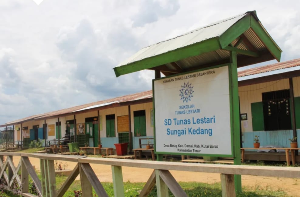 Sekolah Dasar Tunas Lestari, Sungai Kedang, Kutai Barat, meraih posisi lima terbaik bersama 14 sekolah lainnya di Kalimantan Timur.