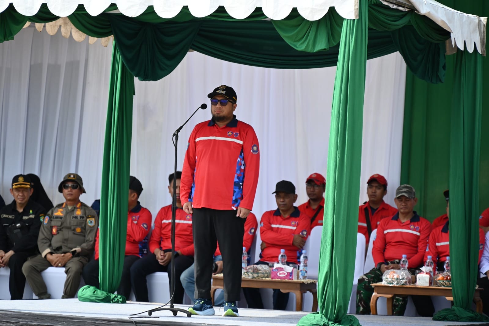 Wakil Bupati Paser Ikhwan Antasari memimpin gladi posko bencana Kebakaran Hutan dan Lahan Kaltim 2025 digelar di Paser mulai Sabtu (8/11/2025).  &nbsp;