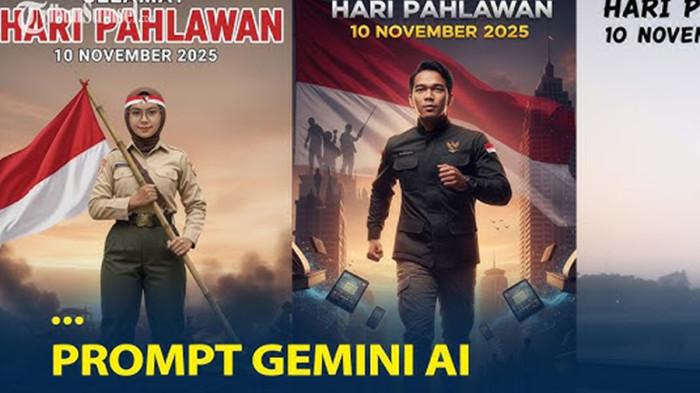 Rayakan Hari Pahlawan dengan edit fotomu dengan Google Gemini.