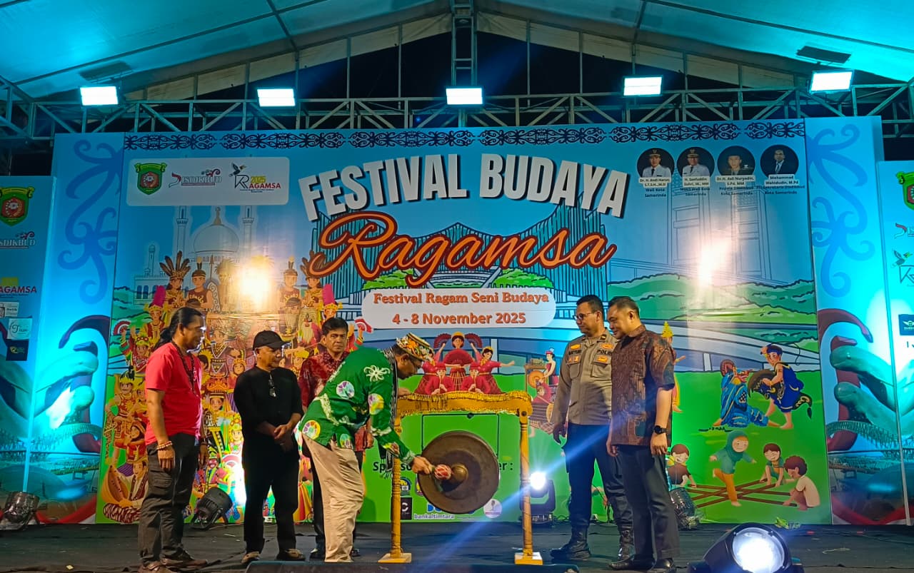TERUS DILESTARIKAN: Festival Ragamsa 2025 di Rumah Adat Budaya Daerah Samarinda ditutup dengan manis.