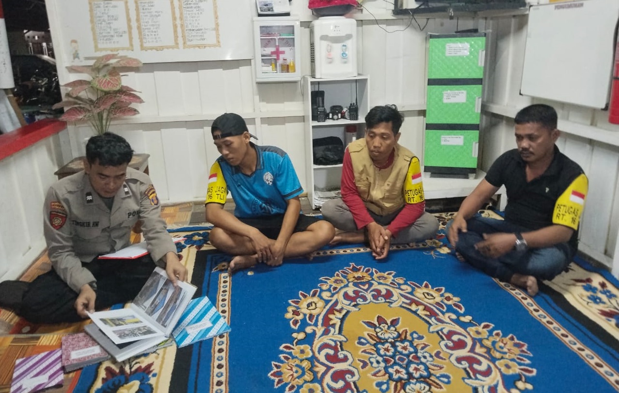 DINILAI: Pos kamling di RT 16 Tanjung Laut Indah menjadi wakil kelurahan untuk mengkikuti lomba tingkat kota.