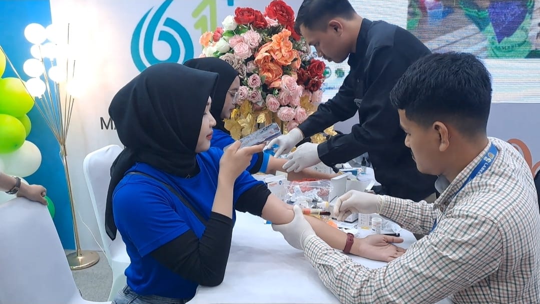 TERCATAT: Dari hasil pemeriksaan cek kesehatan gratis yang digelar di GOR Segiri lewat kegiatan&nbsp;Pameran Kesehatan Gratis, Diskes mendata sejumlah penyakit.&nbsp;