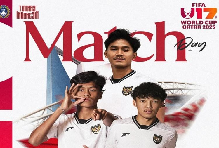 Pertandingan Timnas Indonesia vs Honduras di Piala Dunia U-17 2025.