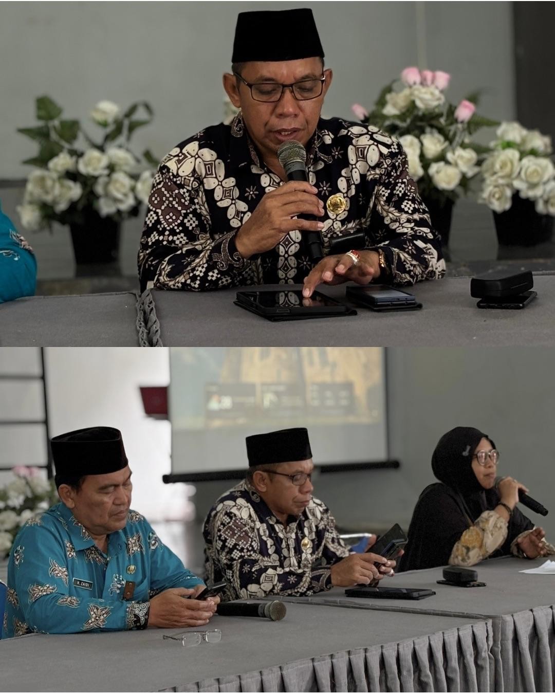 Kepala Kemenag PPU, Muhammad Syahrir menekankan komitmen pembangunan ZI menuju Wilayah Bebas Korupsi.