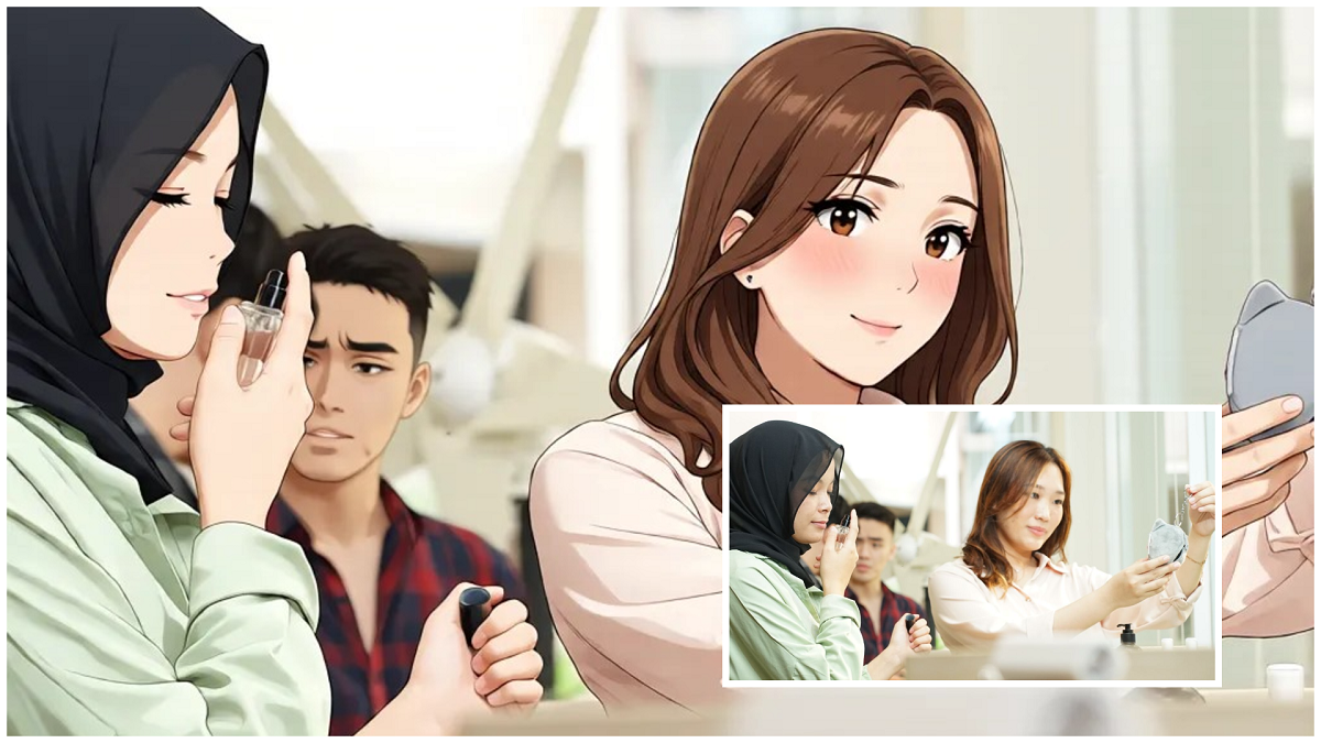 Hasil foto menggunakan teknologi AI baru dari Hugging Face tanpa prompt anti-ribet.