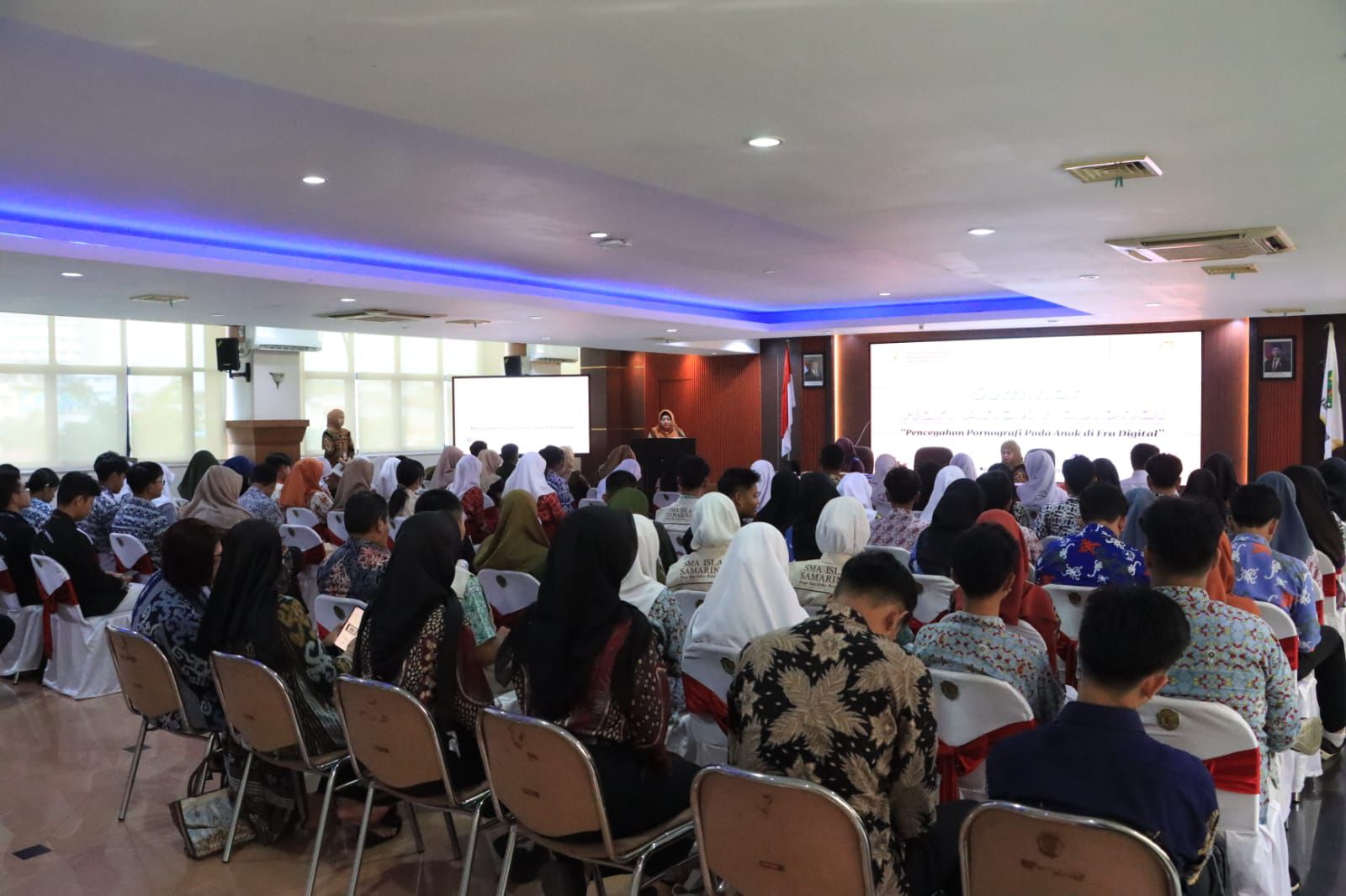 BENTENGI: Seminar HAN dengan tema Pencegahan Pornografi pada Anak di Era Digital yang digelar DP3A Kaltim, diharapkan dapat bentengi anak dan orang tua dari bahaya digital.