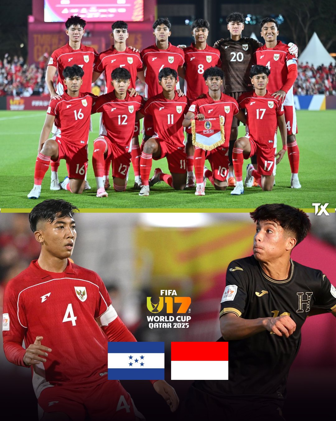 Timnas Indonesia U-17 gagal lolos ke fase selanjutnya di Piala Dunia U-17.