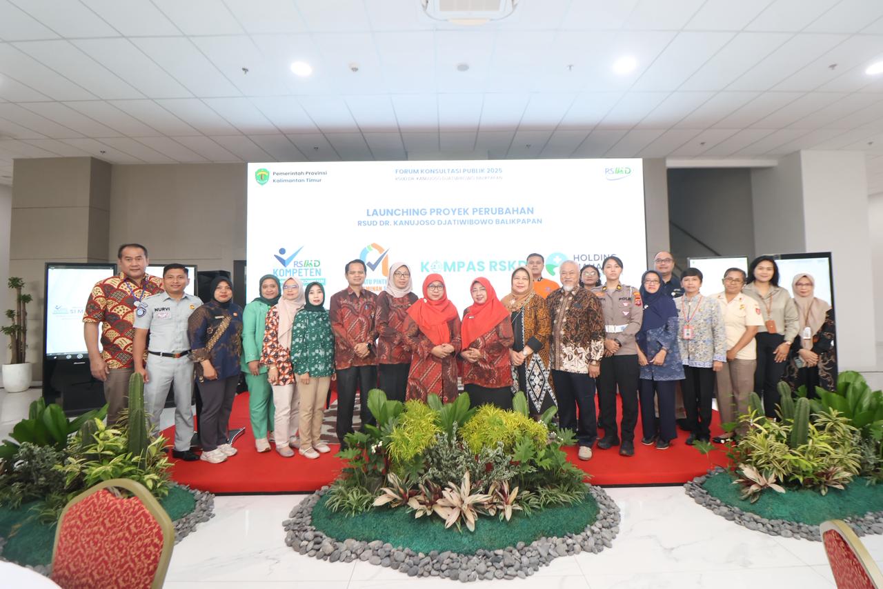 PELUNCURAN: Proses launching empat proyek perubahan RSUD Kanujoso Djatiwibowo Balikpapan, Kamis (13/11).
