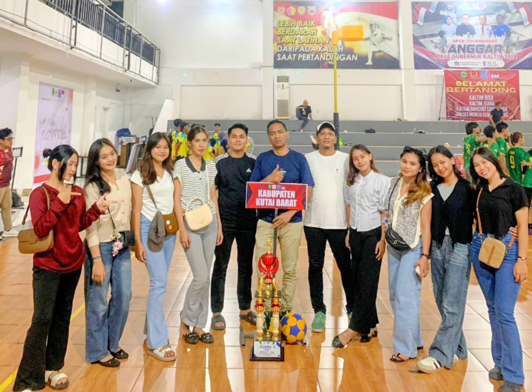 Atlet Korfball Kutai Barat yang berlaga pada BK Porprov beberapa waktu lalu di Samarinda.