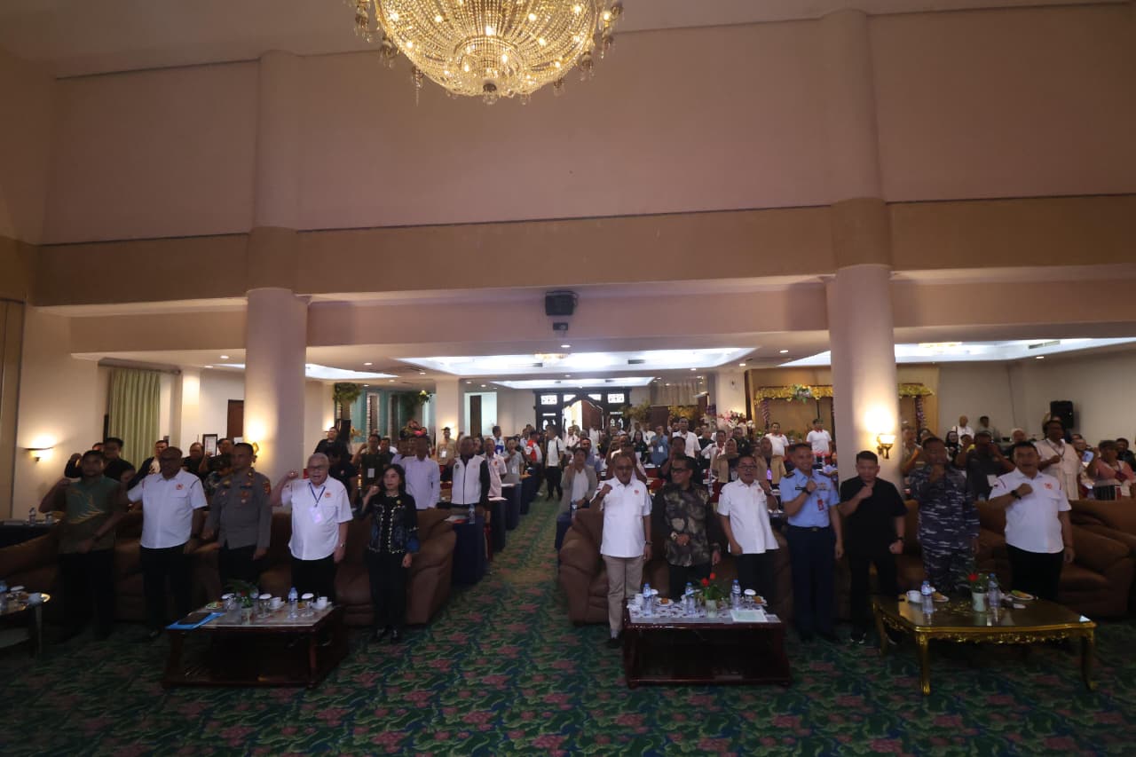RAKERKOT : Rakerkot KONI Balikpapan di Hotel Grand Tiga Mustika, Jumat (14/11). (ANGGI PRADITHA/KP)