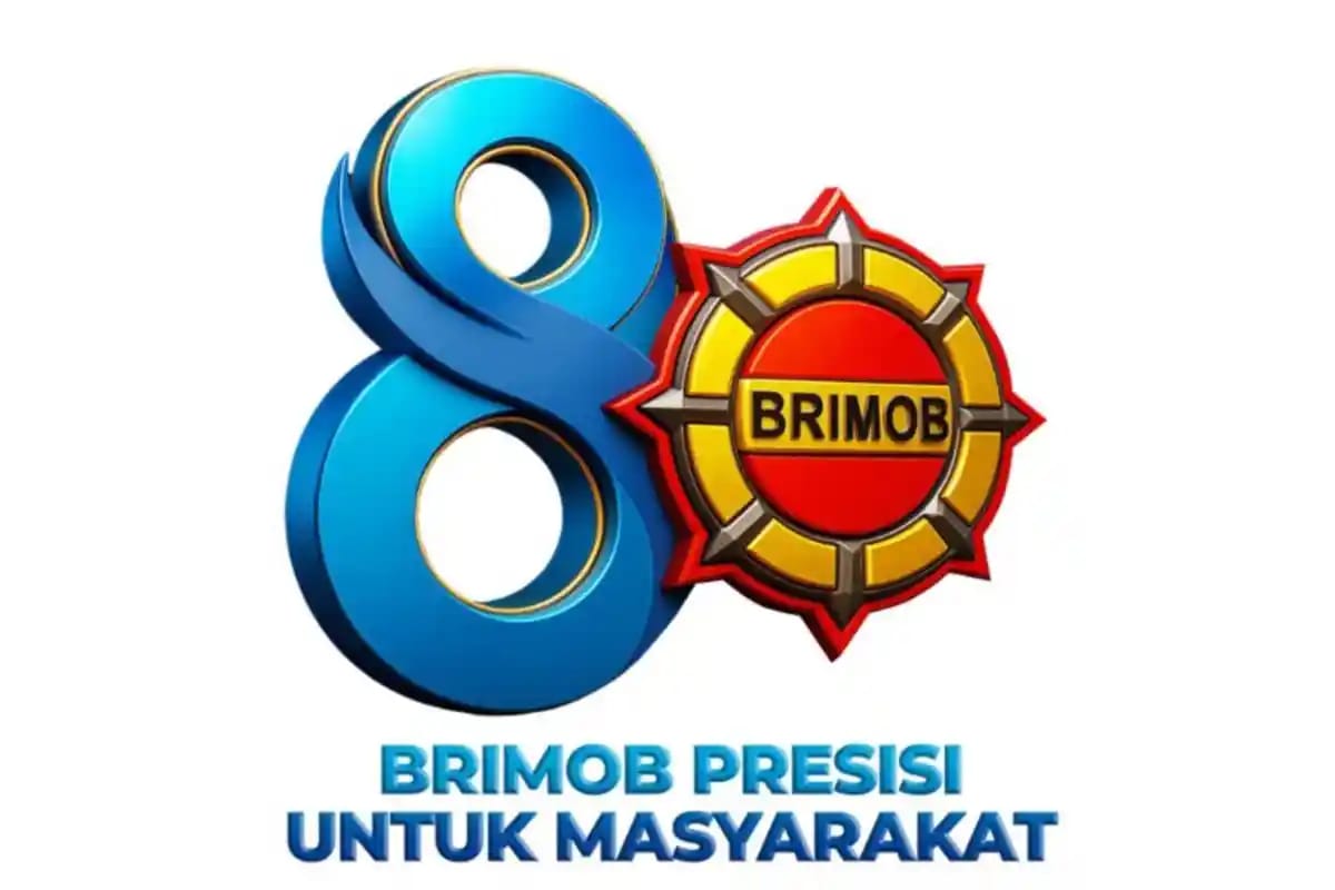 Inilah Logo Brimob, rayakan Hari Ulang Tahun Korps Brimob atau Brigade Mobil pada 14 November.