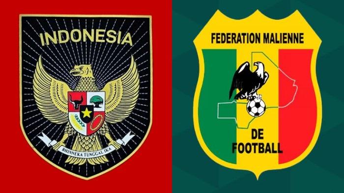 Pertandingan Timnas Indonesia vs Mali berlangsung ketat malam ini.