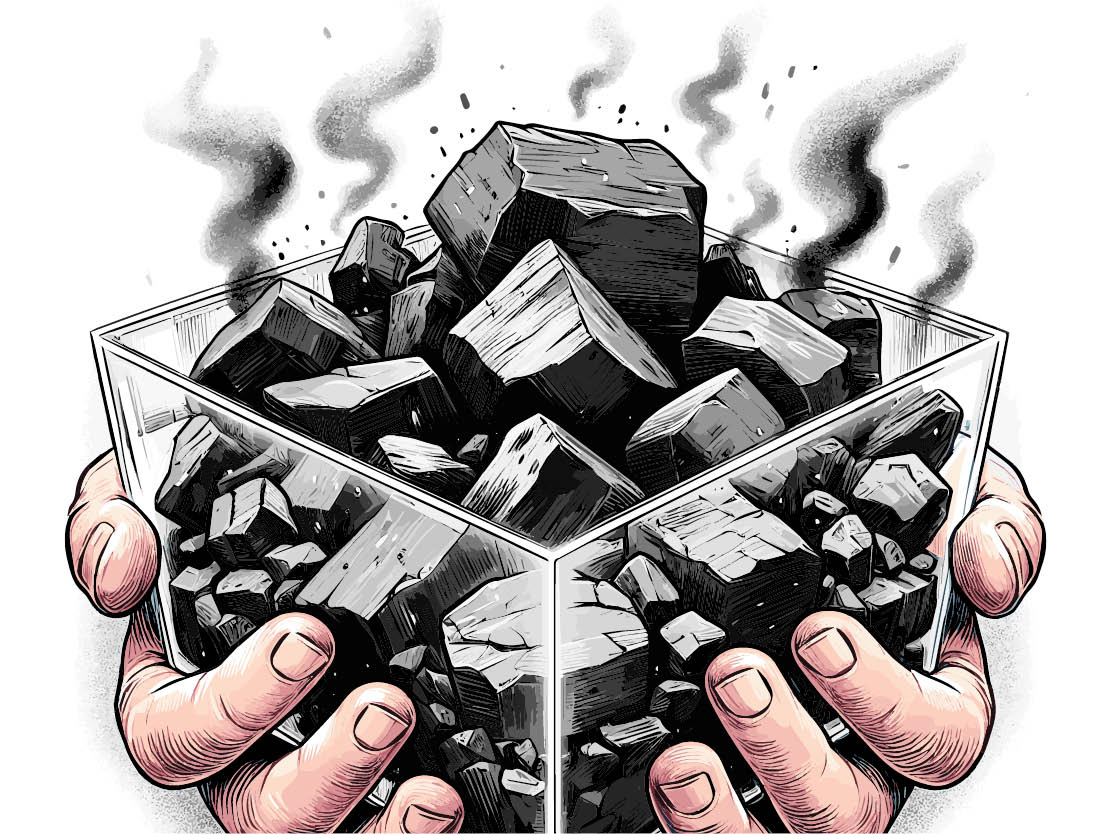 Ilustrasi lapsus batu bara