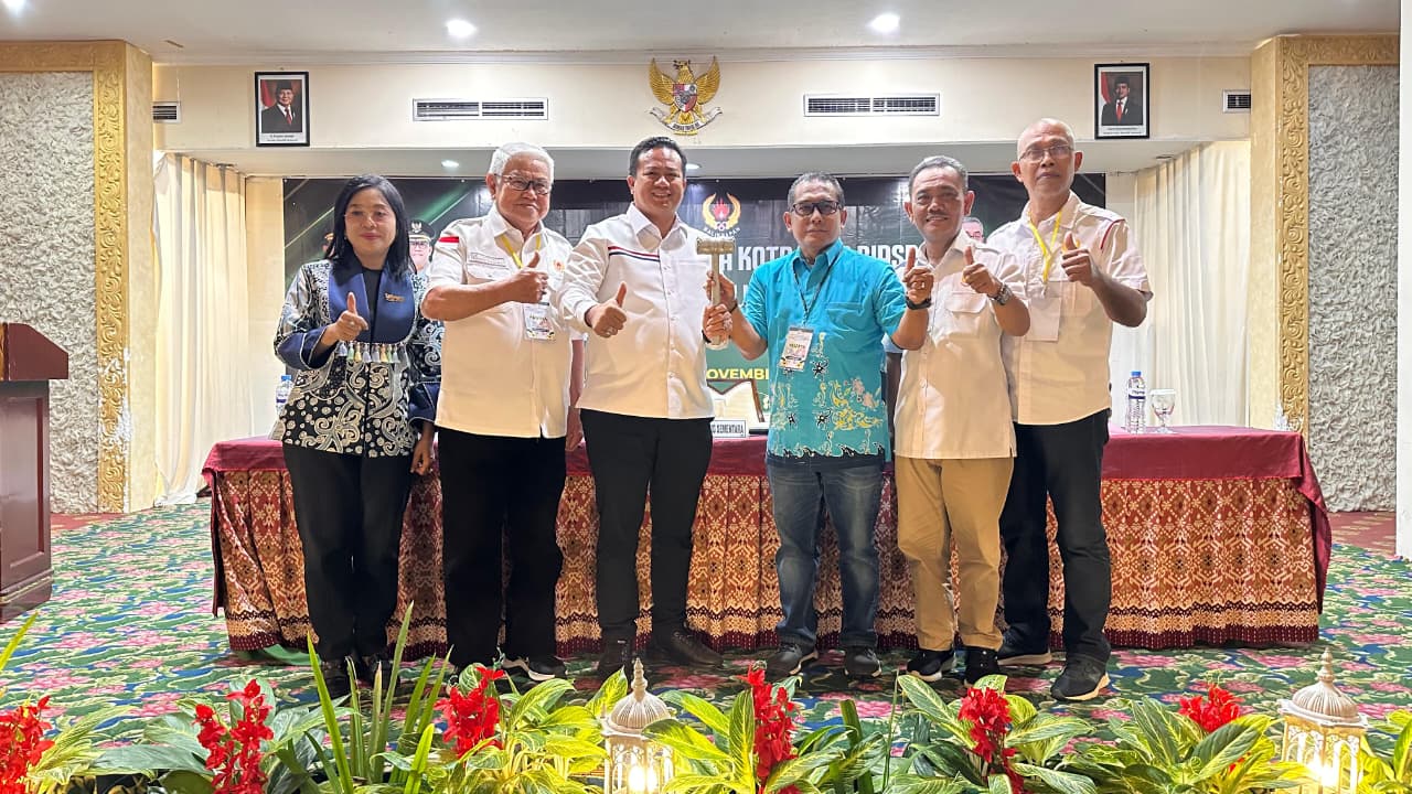AKLAMASI : Gasali terpilih aklamasi sebagai Ketua KONI Balikpapan.