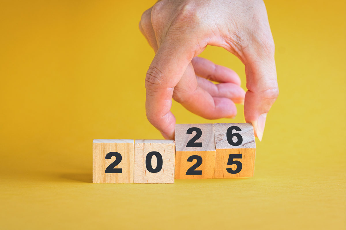 Ilustrasi kalender 2026.