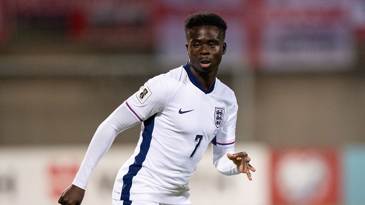 Bukayo Saka cs siap menghadapi Albania.
