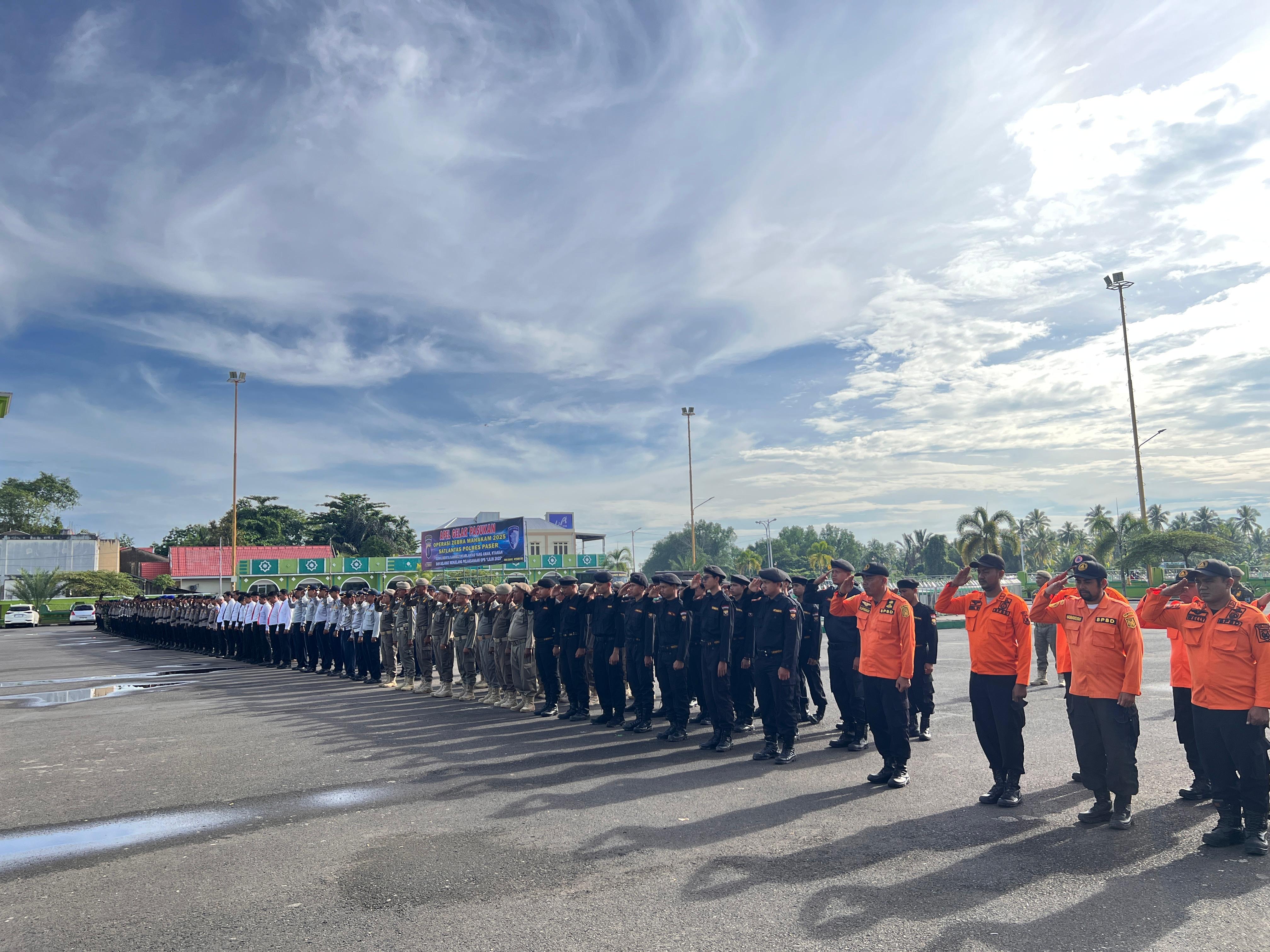 Operasi Zebra Mahakam 2025 di wilayah hukum Polres Paser resmi dimulai pada Senin (17/11/2025).