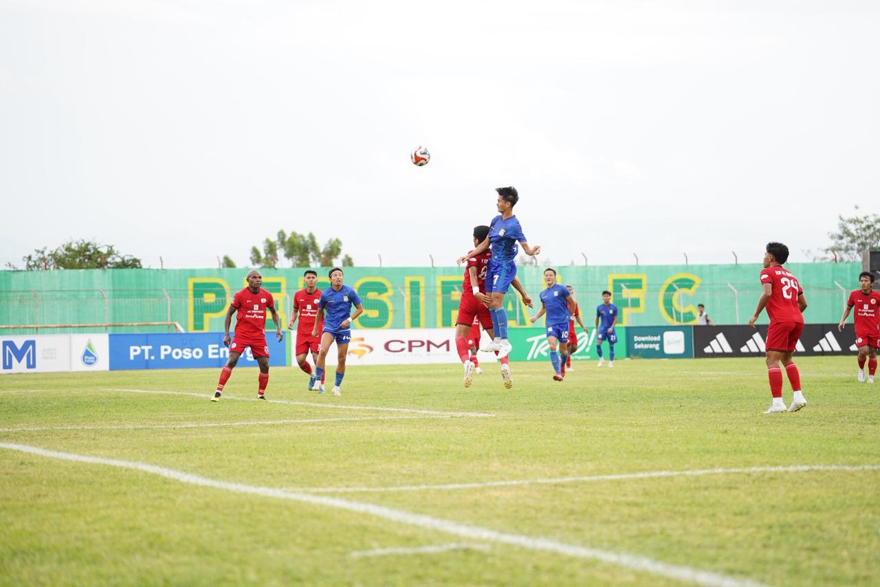 Laga kontra Persiba Balikpapan vs Persipal Palu berakhir imbang.