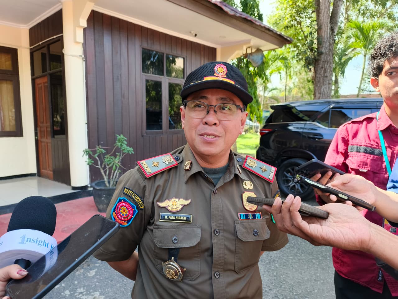 Kepala Satpol PP Kutim, Fata Hidayat.  &nbsp;    &nbsp;