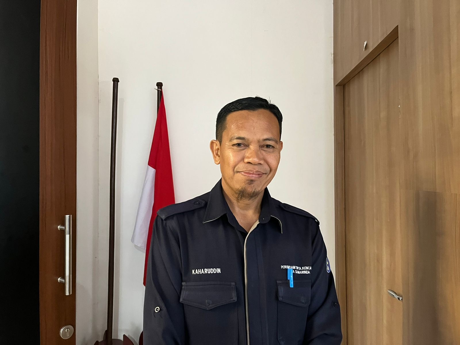Direktur Teknik Perumdam Tirta Kencana Samarinda, Kaharuddin.