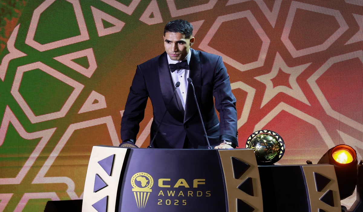Achraf Hakimi meraih Pemain Terbaik Afrika 2025 tak lepas dari empat gelar yang diraihnya bersama Paris Saint-Germain musim lalu.