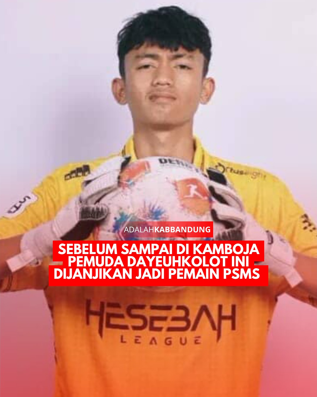 Kiper muda Rizki Nurfadilah