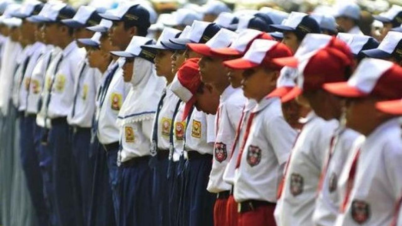 Ilustrasi murid-murid SD
