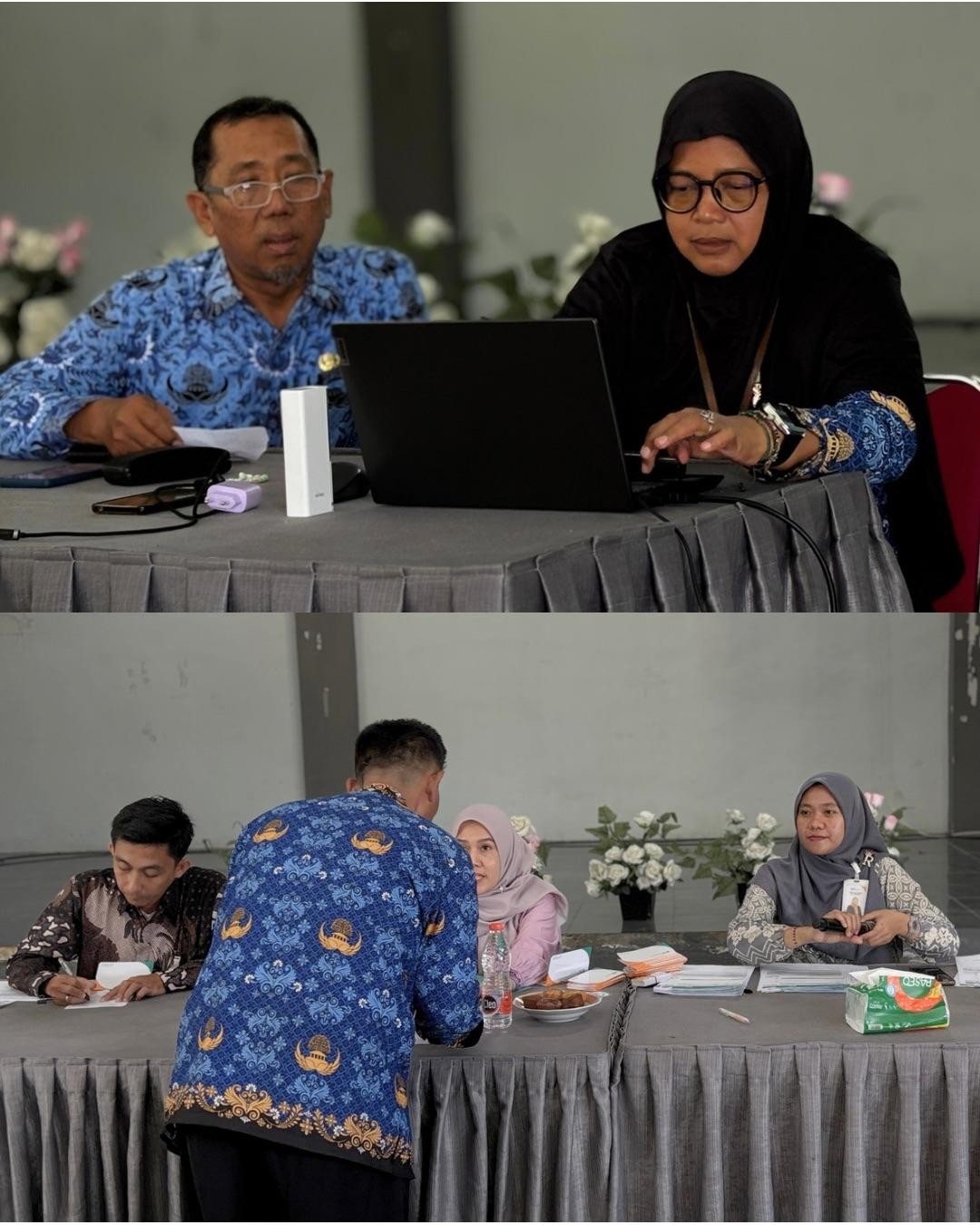 SOSIALISASI; Penyerahan Buku Rekening Gaji BSI dan Sosialisasi Aplikasi E-Kinerja & Presensi bagi PPPK Tahap II.
