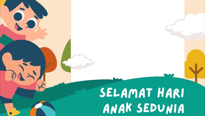 Ilustrasi Hari Anak Sedunia yang dirayakan 20 November.