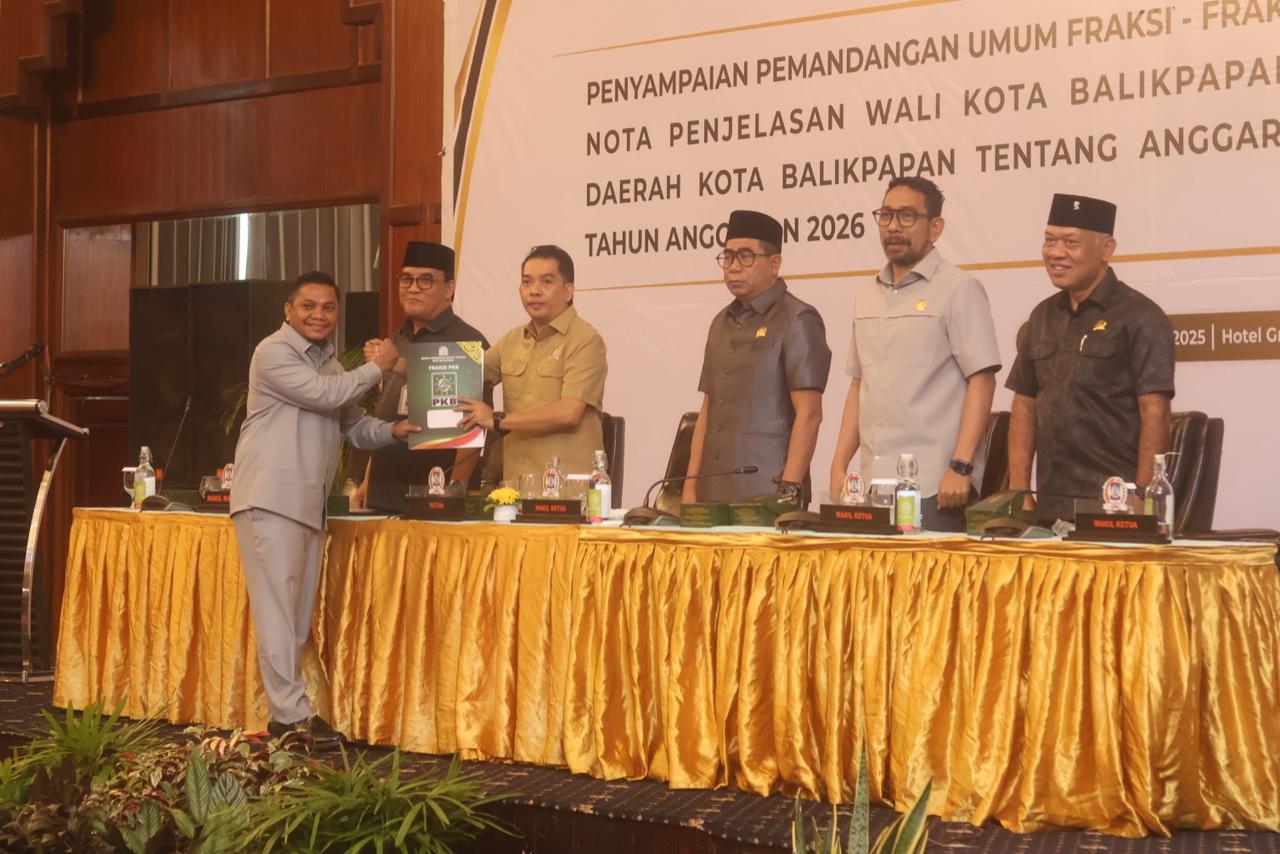 Fraksi PKB include Hanura dan Demokrat menyerahkan pemandangan umum.