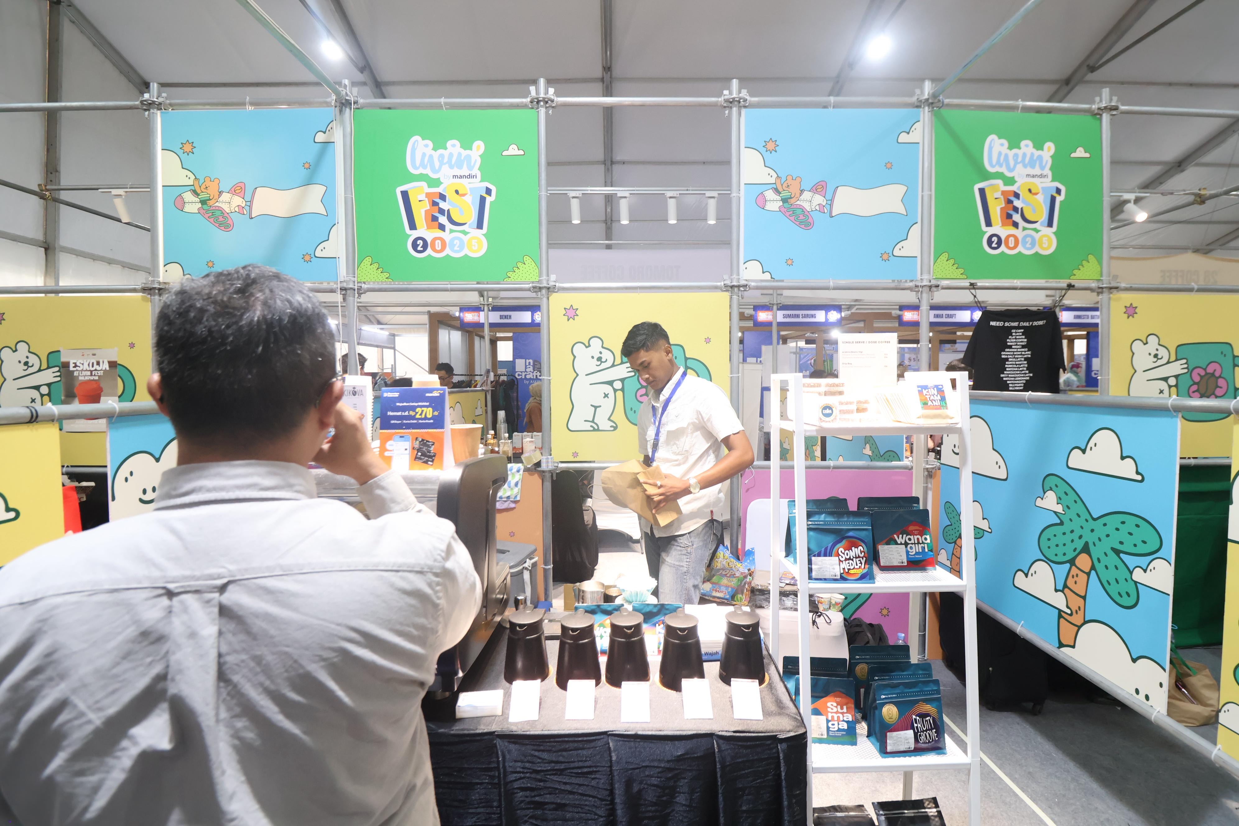 Salah satu tenant UMKM yang berpartisipasi di Livin
