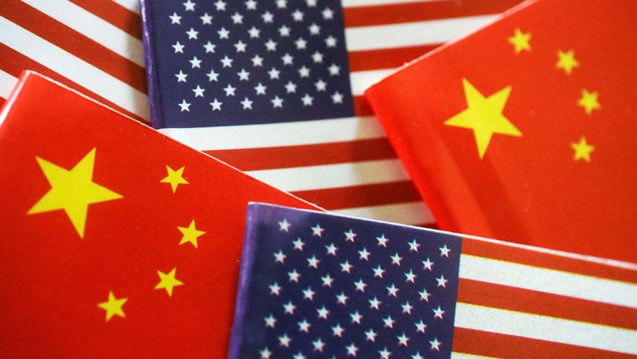 Bendera AS dan China