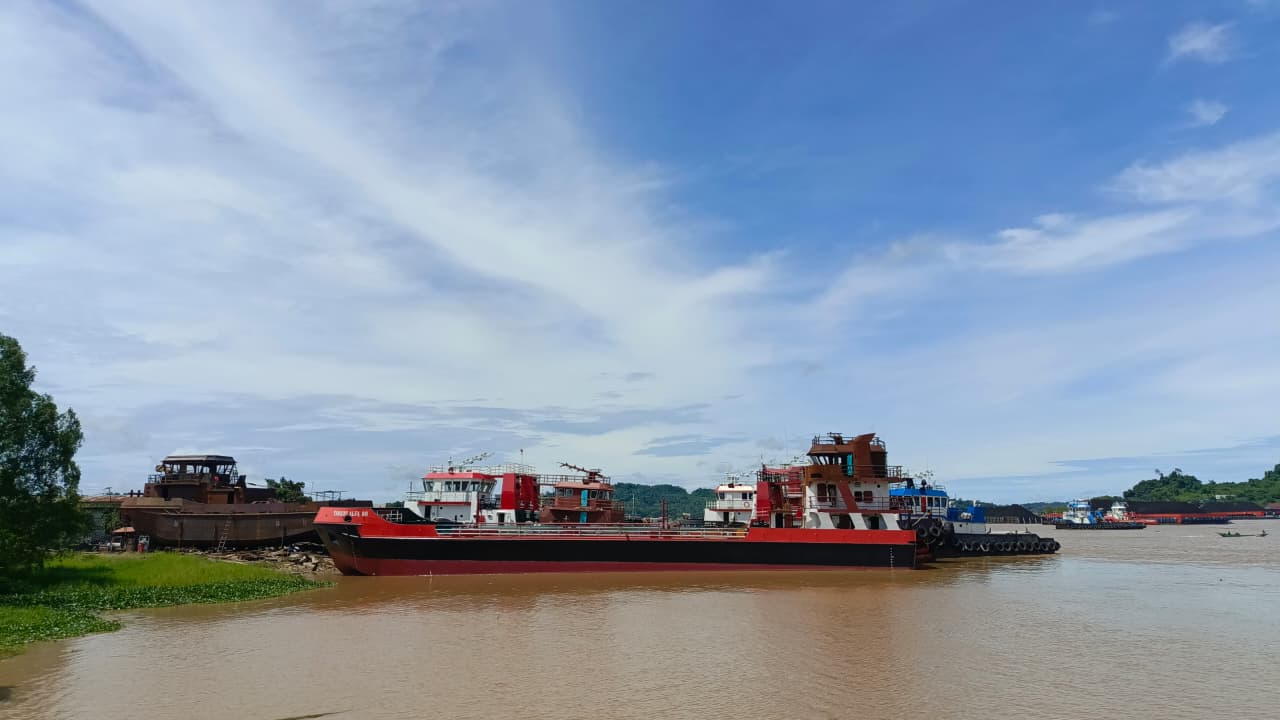 Kawasan Dermaga Harapan Baru, eks dermaga fery yang akan dibangun kembali menjadi dermaga multifungsi sekaligus destinasi wisata transportasi sungai.  &nbsp;