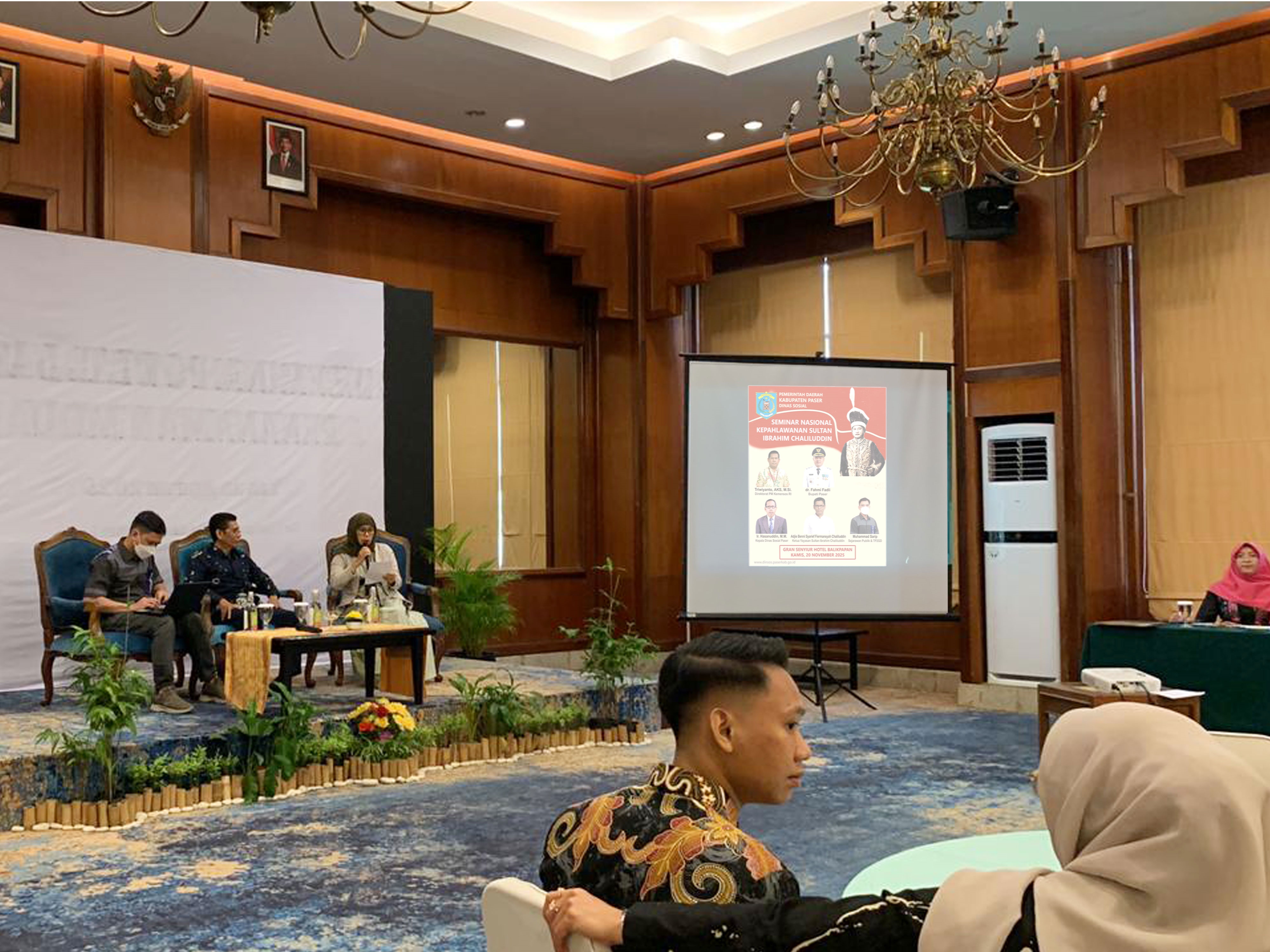 Seminar Nasional Kepahlawanan Sultan Ibrahim Chaliluddin di Balikpapan 20 November 2025 dihadiri sejumlah narasumber. (IST)