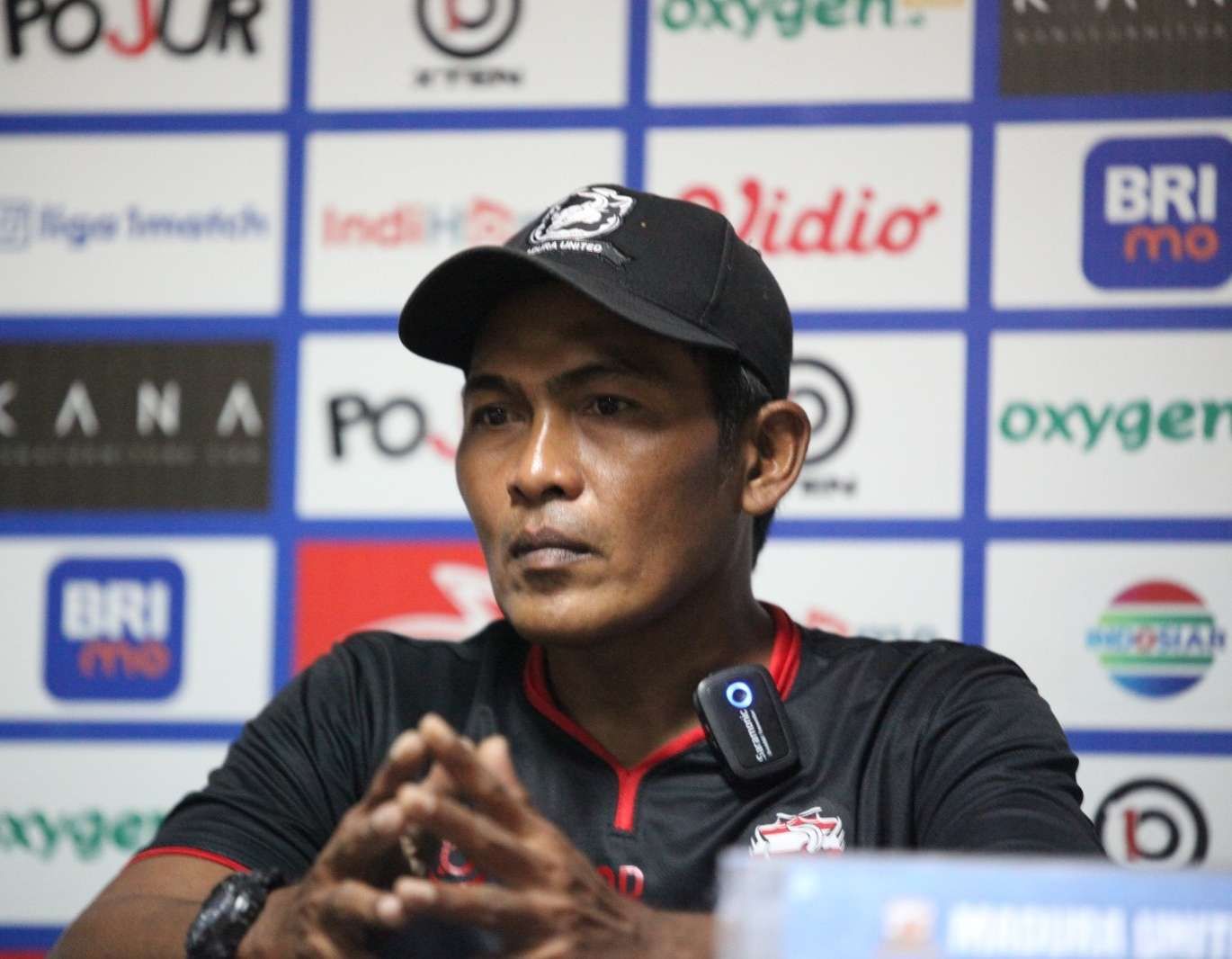 Asisten Pelatih Madura United Rakhmad Basuki.