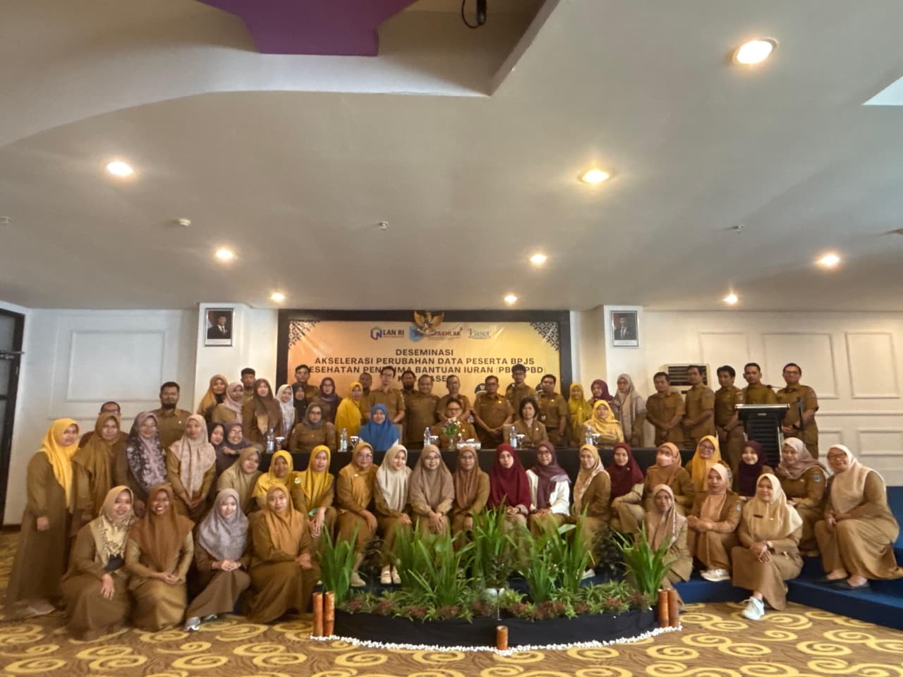 PERUBAHAN: Dinas Kesehatan Kabupaten Paser menggelar kegiatan desiminasi akselerasi perubahan data peserta BPJS Kesehatan penerima bantuan, Senin (24/11/2025).