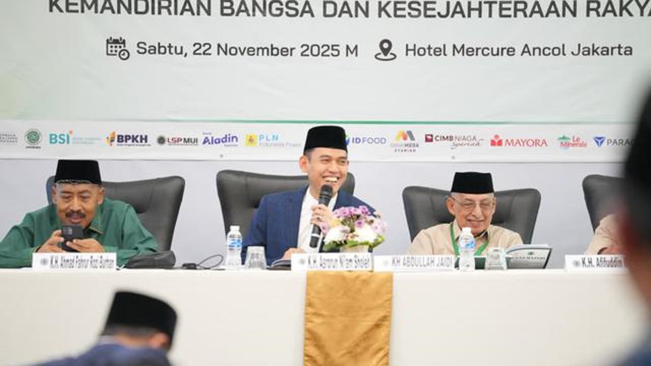 FATWA: Ketua MUI Bidang Fatwa, Prof Asrorun Niam Sholeh saat mengeluarkan fatwa pajak berkeadilan.