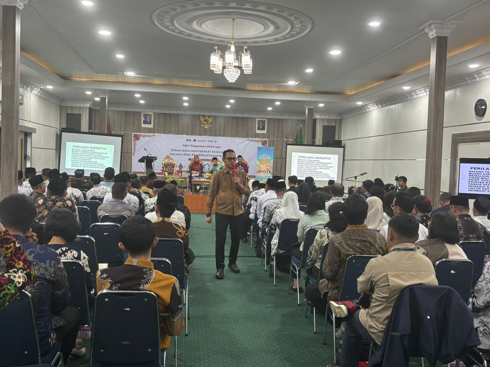 INGATKAN: Direktorat Pembinaan Peran Serta Masyarakat KPK bertandang ke Kaltim dan menggandeng para tokoh agama.